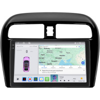 Штатная магнитола Element для Mitsubishi Mirage VI Рестайлинг 2 2019-н.в. экран 9" 4/64 QLED CarPlay 4G Wi-Fi GPS 360 Prime