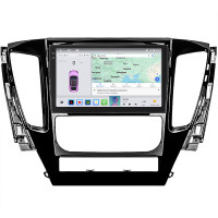 Штатная магнитола Element для Mitsubishi Pajero Sport III 2015-2021 экран 9" 4/64 QLED CarPlay 4G Wi-Fi GPS 360 Prime