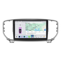 Штатная магнитола Element для Kia Sportage IV Рестайлинг 2018-н.в. экран 9" 4/64 QLED CarPlay 4G Wi-Fi GPS 360 Prime