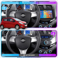 Штатна магнітола Daewoo Matiz Creative M300 2009-2011 Element Prime 4/64 4G CarPlay