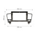 Перехідна рамка Mercedes-Benz M-Class W166 ML 2011-2015 (7152)