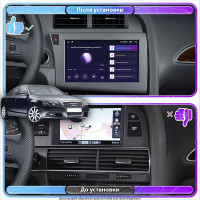 Штатная магнитола Element для Audi S6 III (C6) 2006-2008 экран 9" 2/32Gb 4G Wi-Fi GPS Top