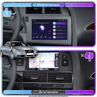 Штатная магнитола Element для Audi A6 III (C6) Рестайлинг 2008-2011 экран 9" 2/32Gb Wi-Fi GPS Base