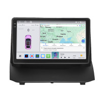 Штатная магнитола Element для Ford Fiesta Mk6 Рестайлинг 2012-2019 экран 9" 4/64 QLED CarPlay 4G Wi-Fi GPS 360 Prime