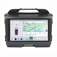 Штатная магнитола Element для Kia Sportage III Рестайлинг 2014-2016 экран 9" 4/64 QLED CarPlay 4G Wi-Fi GPS 360 Prime