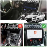 Штатная магнитола Element для Peugeot 5008 I Рестайлинг 2013-2016 экран 9" 4/64 QLED CarPlay 4G Wi-Fi GPS 360 Prime