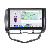 Штатная магнитола Element для Honda Jazz I 2001-2005 экран 9" 4/64 QLED CarPlay 4G Wi-Fi GPS 360 Prime