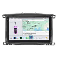 Штатная магнитола Element для Toyota Land Cruiser 100 Series Рестайлинг 2 2005-2007 экран 10" 4/64 QLED CarPlay 4G Wi-Fi GPS 360 Prime