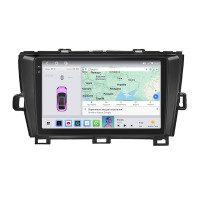 Штатная магнитола Element для Toyota Prius III Рестайлинг (XW30) 2011-2015 экран 9" 4/64 QLED CarPlay 4G Wi-Fi GPS 360 Prime