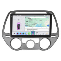 Штатная магнитола Element для Hyundai i20 I Рестайлинг 2012-2014 экран 9" 4/64 QLED CarPlay 4G Wi-Fi GPS 360 Prime