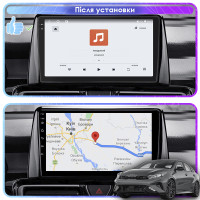 Штатная магнитола Element для Kia Forte III 2018-2021 экран 9" 4/64 QLED CarPlay 4G Wi-Fi GPS 360 Prime