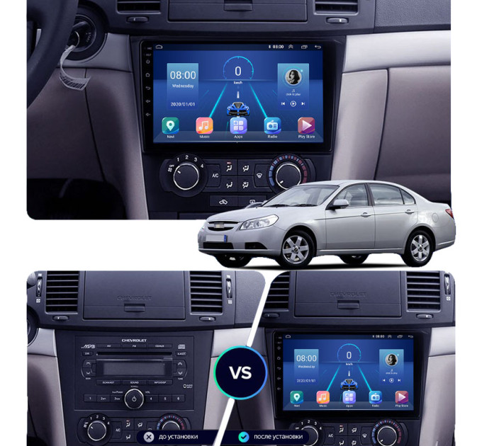 Штатна магнітола Chevrolet Epica V250 2009-2012 Element 4/32