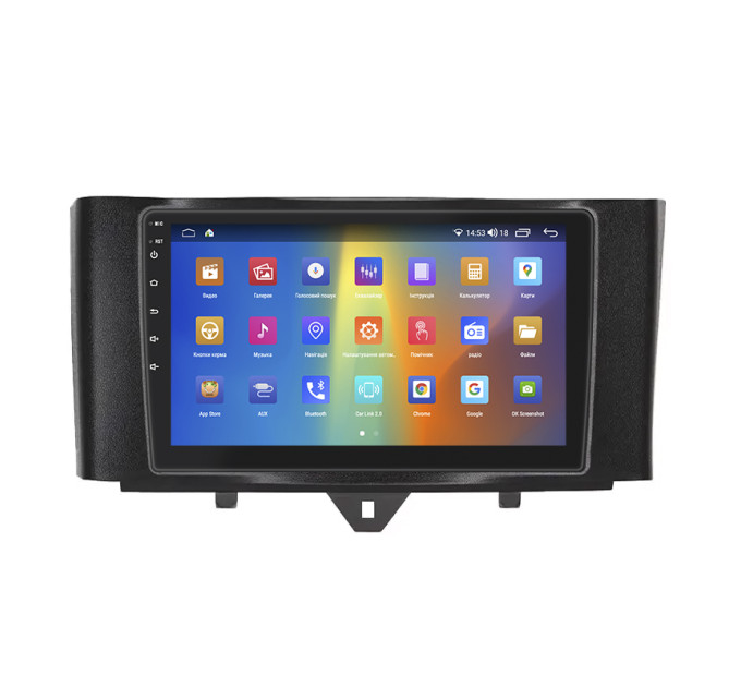 Штатна магнітола Smart Fortwo 2007-2015 Element Prime 4/64 4G CarPlay
