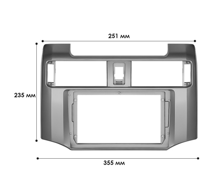 Перехідна рамка Toyota 4Runner 2009+ (6588)