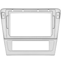 Перехідна рамка Element Skoda SuperB 2001-2008 (7589) 9"