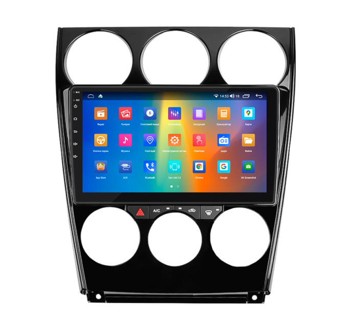 Штатна магнітола Mazda 6 (GG) 2005-2008 Element Prime 4/64 4G CarPlay