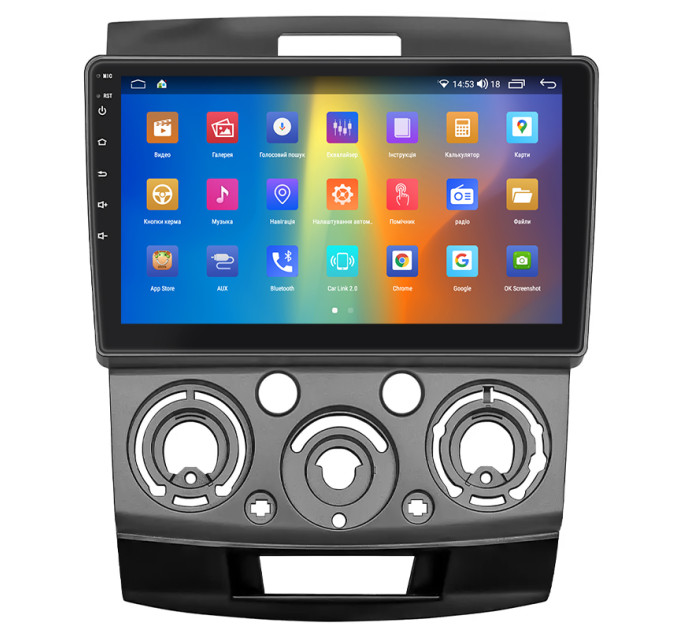 Штатна магнітола Ford Everest 2006-2009 Element Prime 4/64 4G CarPlay