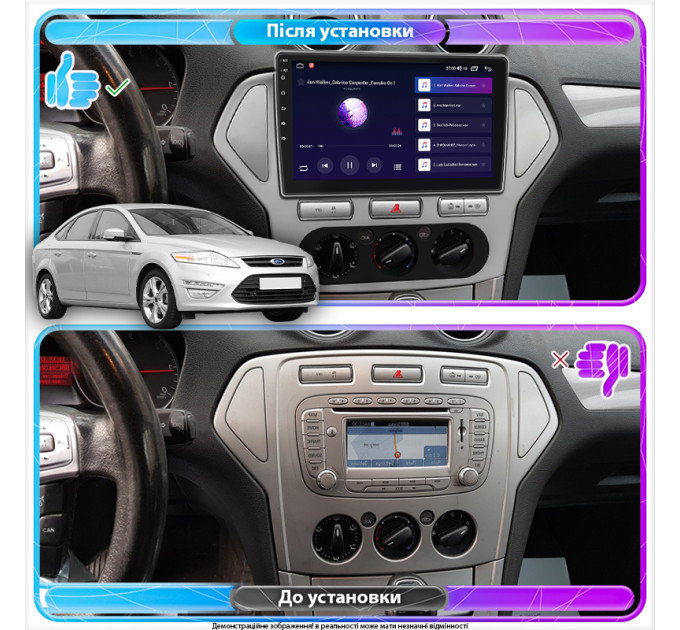 Штатна магнітола Ford Mondeo 2006-2010 Element 4/64 4G CarPlay
