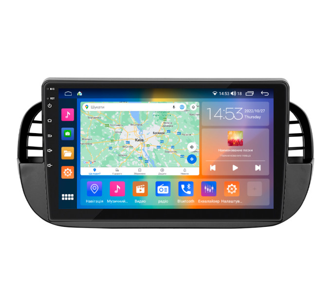 Штатна магнітола Fiat 500 2007-2015 Element Prime 4/64 CarPlay 4G