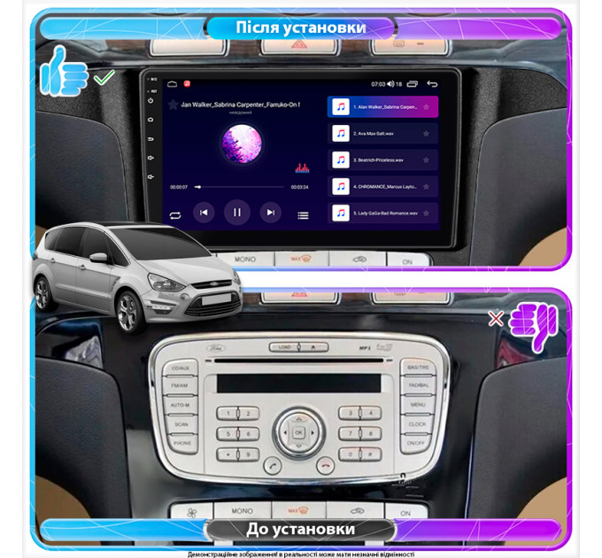 Штатна магнітола Ford S-MAX 2010-2015 Element 2/32 4G