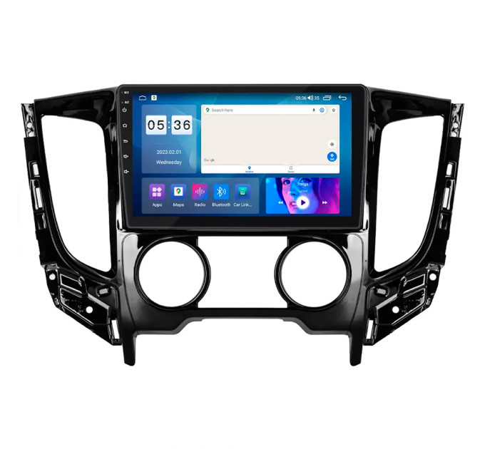 Штатна магнітола Mitsubishi L200 Manual AC 2015-2019 Element Prime 4/64 CarPlay 4G