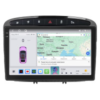 Штатная магнитола Element для Peugeot RCZ I 2010-2012 экран 9" 4/64 QLED CarPlay 4G Wi-Fi GPS 360 Prime