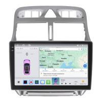Штатная магнитола Element для Peugeot 307 I 2001-2005 экран 9" 4/64 QLED CarPlay 4G Wi-Fi GPS 360 Prime