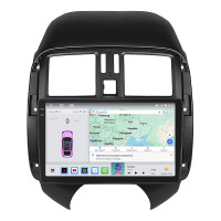 Штатная магнитола Element для Nissan Latio I (N17) 2012-2014 экран 9" 4/64 QLED CarPlay 4G Wi-Fi GPS 360 Prime