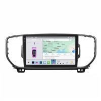 Штатная магнитола Element для Kia Sportage IV 2016-2018 экран 9" 4/64 QLED CarPlay 4G Wi-Fi GPS 360 Prime
