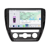 Штатная магнитола Element для Volkswagen Jetta VI Рестайлинг 2014-2018 экран 10" 4/64 QLED CarPlay 4G Wi-Fi GPS 360 Prime