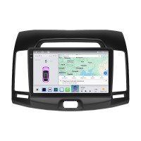 Штатная магнитола Element для Hyundai Avante IV 2006-2010 экран 9" 4/64 QLED CarPlay 4G Wi-Fi GPS 360 Prime