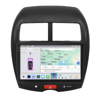 Штатная магнитола Element для Mitsubishi RVR III 2010-2012 экран 10" 4/64 QLED CarPlay 4G Wi-Fi GPS 360 Prime