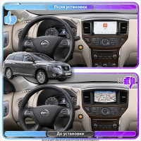 Штатная магнитола Element для Nissan Pathfinder IV Рестайлинг 2016-2020 экран 9" 4/64 QLED CarPlay 4G Wi-Fi GPS 360 Prime