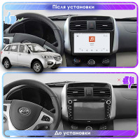 Штатная магнитола Element для Lifan X60 I Рестайлинг 2015-2016 экран 9" 4/64 QLED CarPlay 4G Wi-Fi GPS 360 Prime