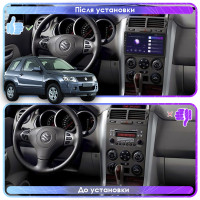 Штатна магнітола Suzuki Grand Vitara 2005-2008 Element 4/64 4G CarPlay Штатна магнітола Suzuki Grand Vitara 2005-2008 Element 4/64 4G CarPlay