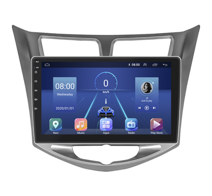 Штатна магнітола Hyundai Solaris 2010-2014 Element 6/128 4G CarPlay