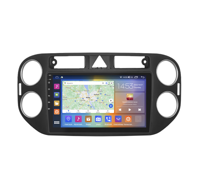 Штатна магнітола Volkswagen Tiguan 2007-2011 Element Prime 2/32 CarPlay 4G