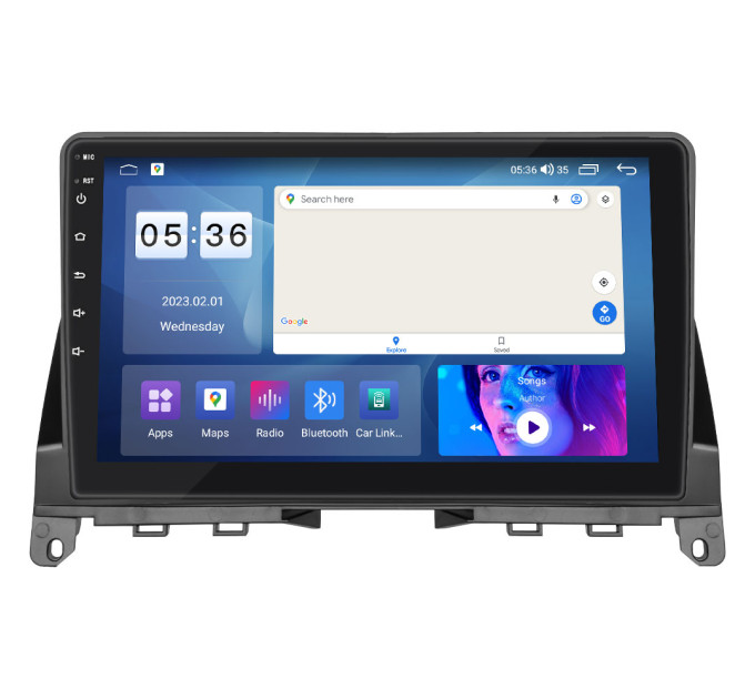 Штатна магнітола Mercedes-Benz C-Клас (W204) 2006-2011 Element Prime 4/64 CarPlay 4G