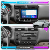 Штатна магнітола Honda Civic 2000-2003 Element Prime 4/64 CarPlay 4G Штатна магнітола Honda Civic 2000-2003 Element Prime 4/64 CarPlay 4G