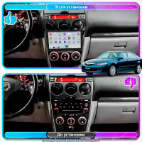 Штатная магнитола Element для Mazda 6 I (GG) Рестайлинг 2005-2008 экран 9" 4/64 QLED CarPlay 4G Wi-Fi GPS 360 Prime