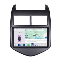 Штатная магнитола Element для Chevrolet Sonic I 2011-2016 экран 9" 4/64 QLED CarPlay 4G Wi-Fi GPS 360 Prime