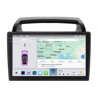 Штатная магнитола Element для Kia Carnival II 2006-2014 экран 9" 4/64 QLED CarPlay 4G Wi-Fi GPS 360 Prime