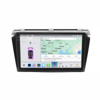Штатная магнитола Element для Mazda 3 I (BK) Рестайлинг 2006-2009 экран 9" 4/64 QLED CarPlay 4G Wi-Fi GPS 360 Prime