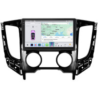 Штатная магнитола Element для Mitsubishi L200 V Manual AC 2015-2019 экран 9" 4/64 QLED CarPlay 4G Wi-Fi GPS 360 Prime