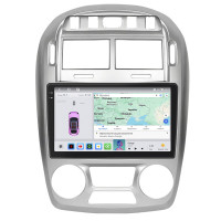 Штатная магнитола Element для Kia Cerato I Manual AC 2003-2007 экран 9" 4/64 QLED CarPlay 4G Wi-Fi GPS 360 Prime