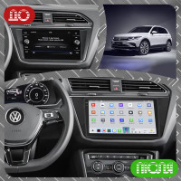 Штатная магнитола Element для Volkswagen Tiguan II Рестайлинг 2020-н.в. экран 10" 4/64 QLED CarPlay 4G Wi-Fi GPS 360 Prime