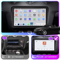 Штатная магнитола Element для Audi TTS II (8J) 2007-2010 экран 9" 4/64 QLED CarPlay 4G Wi-Fi GPS 360 Prime