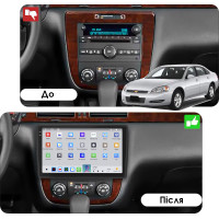 Штатная магнитола Element для Chevrolet Impala IX 2006-2016 экран 10" 4/64 QLED CarPlay 4G Wi-Fi GPS 360 Prime