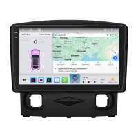 Штатная магнитола Element для Ford Escape II 2007-2012 экран 9" 4/64 QLED CarPlay 4G Wi-Fi GPS 360 Prime