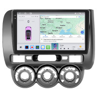 Штатная магнитола Element для Honda Fit I Manual AC 2001-2008 экран 9" 4/64 QLED CarPlay 4G Wi-Fi GPS 360 Prime